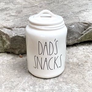Rae Dunn DAD’S SNACKS Canister